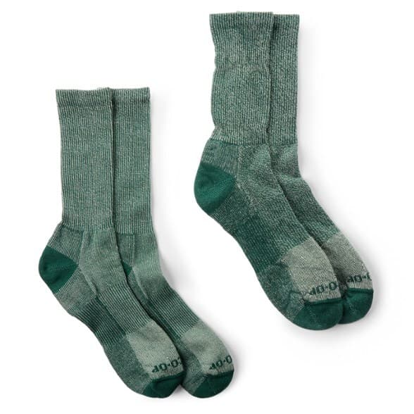 Merino Wool Ultralight Crew Hiking Socks - Seconds - 2 Pairs