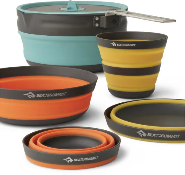 Frontier Ultralight Collapsible One Pot 5-Piece Cookset - 2.2 L
