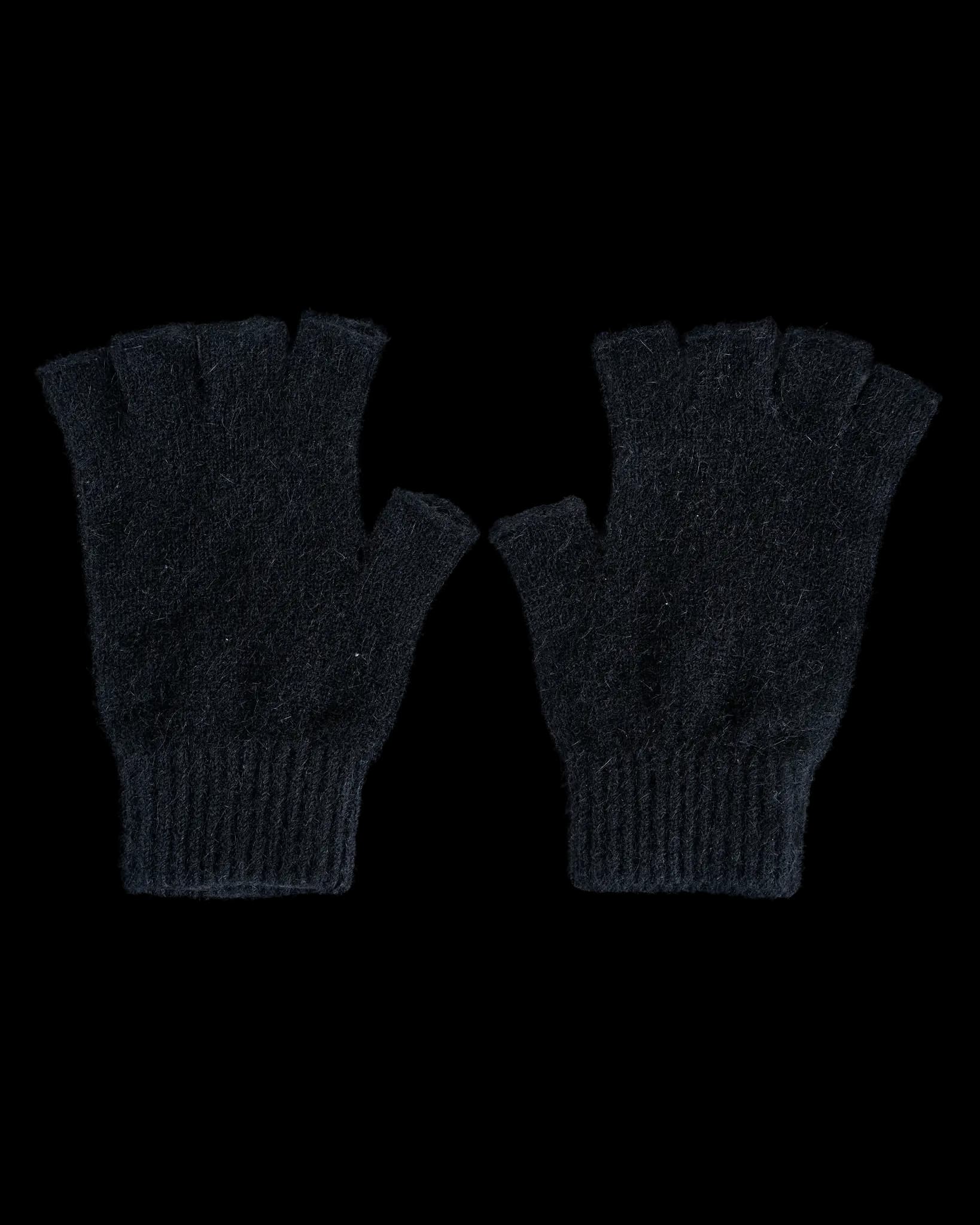Fingerless Brushtail Possum Gloves