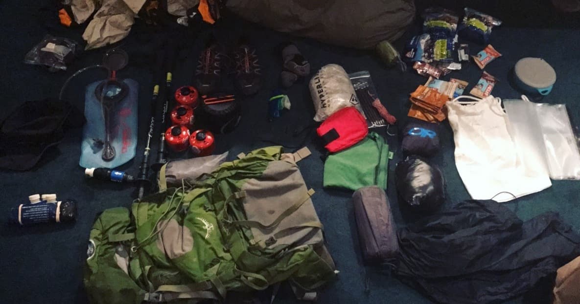 Lightweight cold-weather tarp-and-bivy