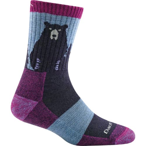 Women's Bear Town Micro Crew Lightweight Hiking Sock