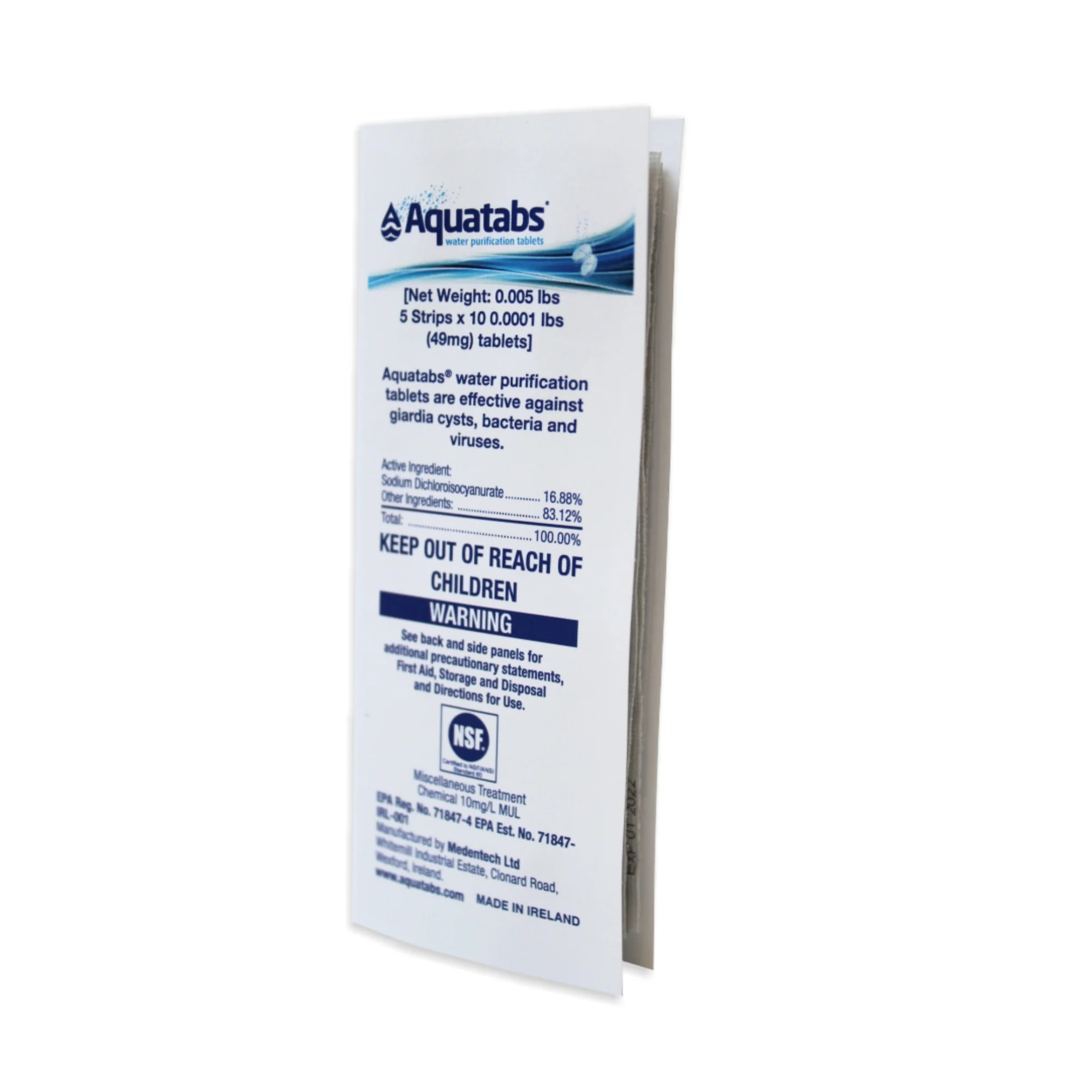 Aquatabs Water Purification Tablets