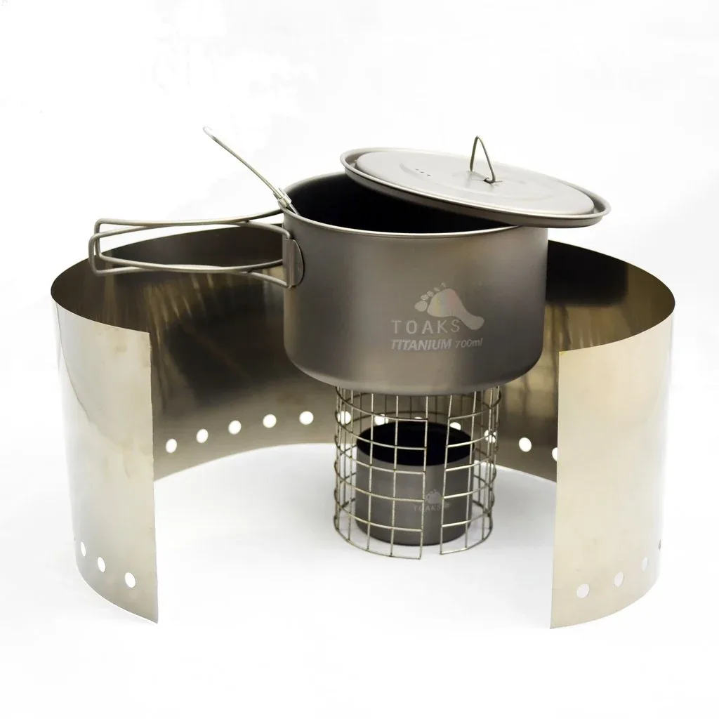 Titanium Alcohol Stove Cook System with 700ml Pot
