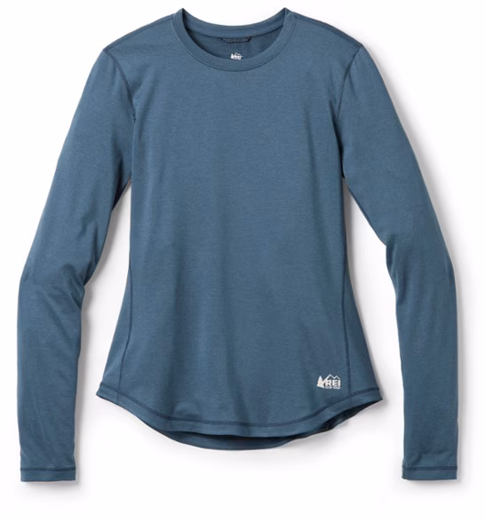 Lightweight Long-Sleeve Crew Base Layer Top - Women's