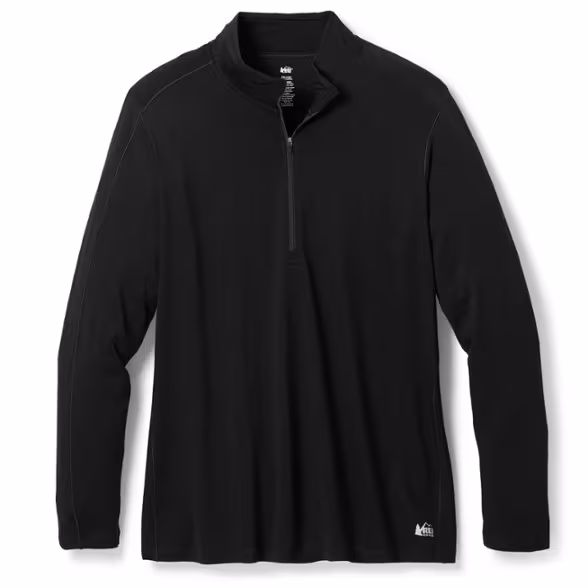 Merino 185 Long-Sleeve Half-Zip Base Layer Top - Women's Plus Sizes