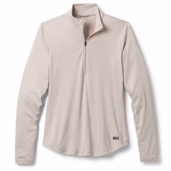 Lightweight Half-Zip Base Layer Top - Women's