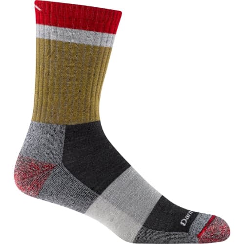 Men's Heady Stripe Micro Crew Lightweight Hiking Sock