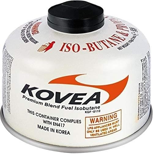 Kovea Isobutane Camping Stove Fuel - 2 Pack (4 oz - 110 gram)