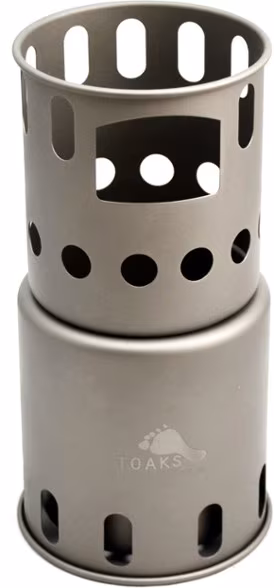 Titanium Backpacking Wood Burning Stove - Small