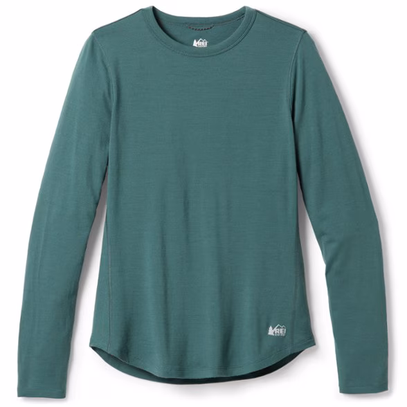 Heavyweight Merino Long-Sleeve Base Layer Crew Top - Women's