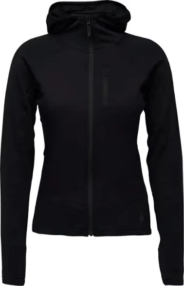 Black Diamond Coefficient LT Hybrid Fleece Hoody - Women's